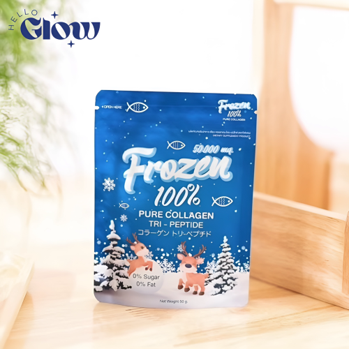 كولاجين فروزن  ثلاثي الببتيد نقي 100% - 100% Pure Collagen Tri-Peptide Powder (50,000mg) by Gluta Frozen