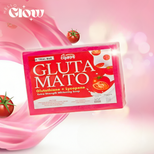 صابون اوهانا -Ohana Cosmetics Glutathione + Lycopene Extra Strength Whitening Soap