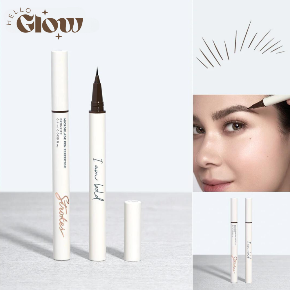 قلم مايكرو الحواجب - Strokes Beauty Lab Microblade Pen Perfector - Bronzite