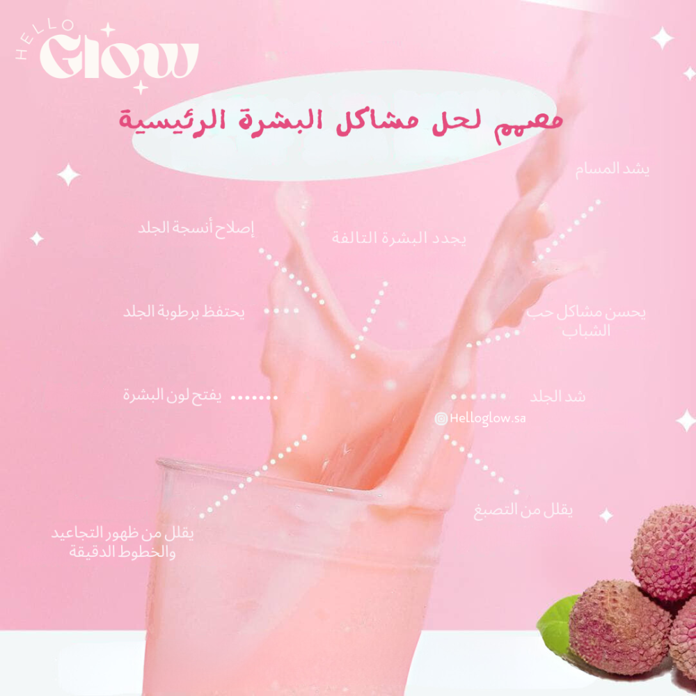 حليب الخلايا الجذعية بالليتشي من بيوتي ميلك - Dear face Beauty Milk Lychee