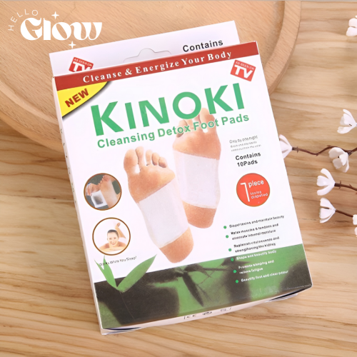لصقات  ديتوكس ازالة السموم من الاقدام من كينوكي - Kinoki Detox Foot Patches