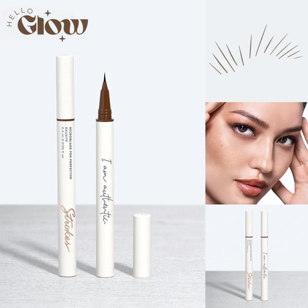 قلم مايكرو الحواجب - Strokes Beauty Lab Microblade Pen Perfector- Bauxite