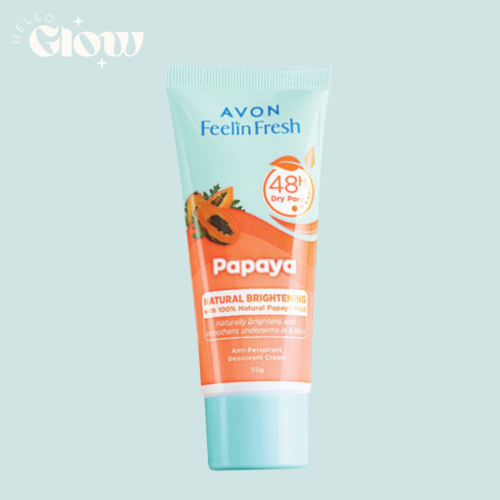 كريم مزيل العرق بالبابايا  -Avon Feelin Fresh Papaya Quelch  - 55g