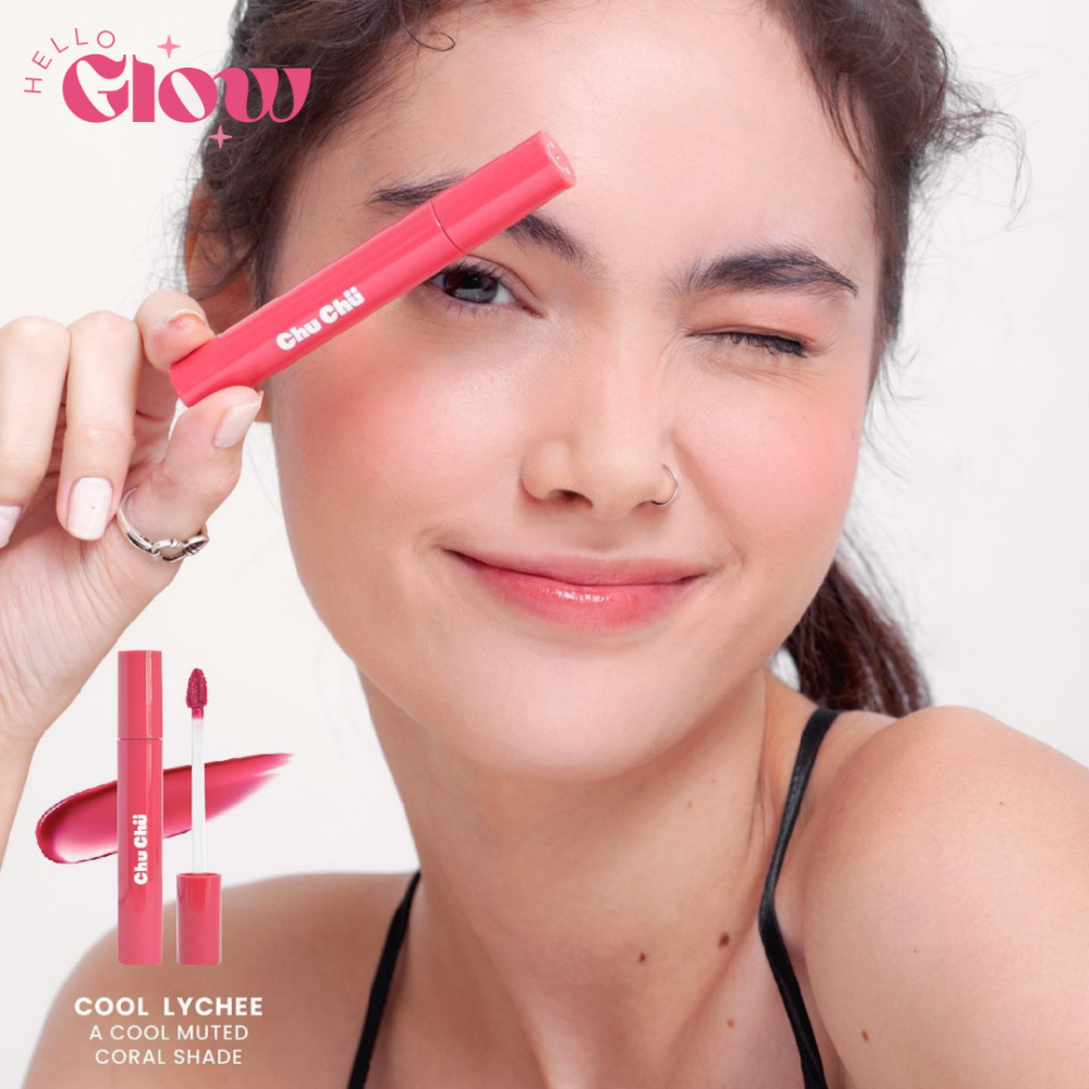 تنت الشفاه - Chu chu Beauty Juicy Dew Tint in Cool Lychee