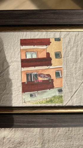 رسمة إطلالة صيف