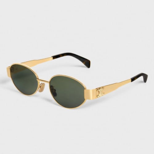 نظارة سيلين- زيتي ذهبي- Celine Sunglasses