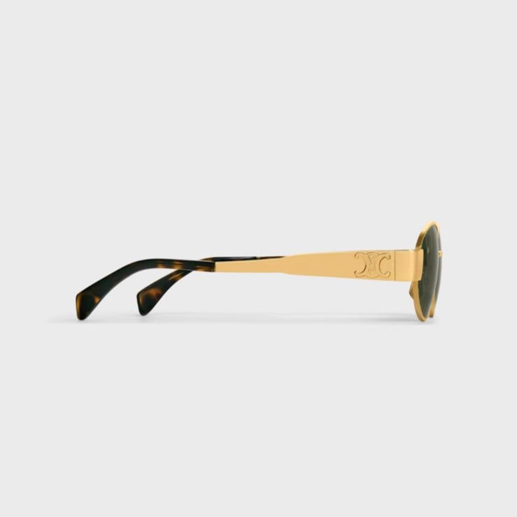 نظارة سيلين- زيتي ذهبي- Celine Sunglasses