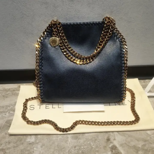 ستيلا مكارتني- كحلي سير ذهبي- stella McCartney