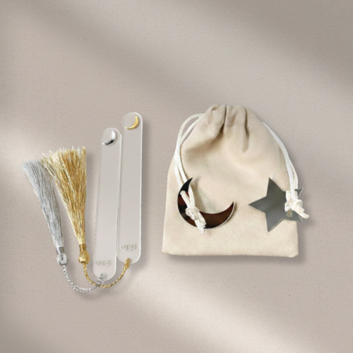 فاصل قرآن مع كيس قماشي