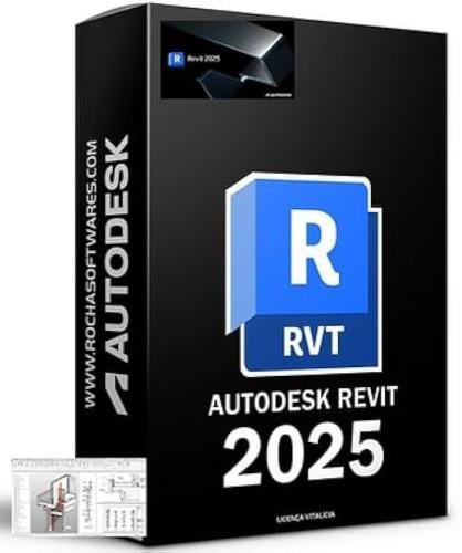 مفتاح برنامج Autodesk Revit 2025 لجهاز واحد سنة