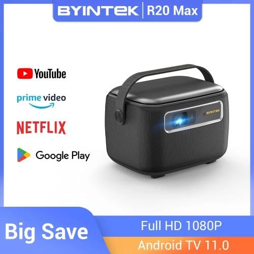 جهاز عرض byentek R20 Max محمول صغير ثلاثي الأبعاد...