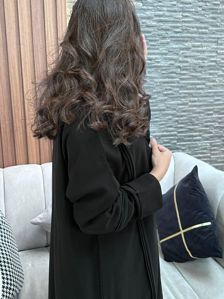 عبايه قماش ملكي من رونزا لاطلاله مثاليه