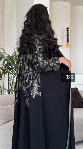 عباية كريب سبشل تطريز كمبيوتر قصة عادية ستريت