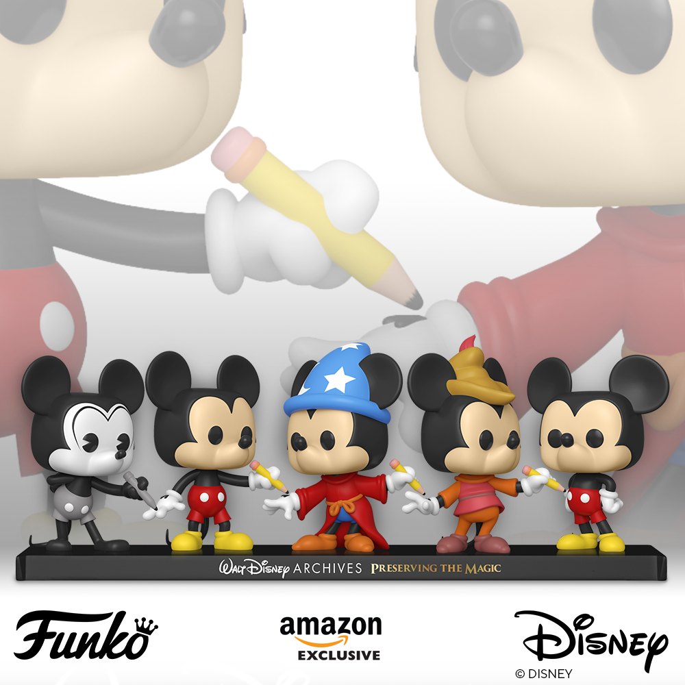 mickey funko pop 5 pack