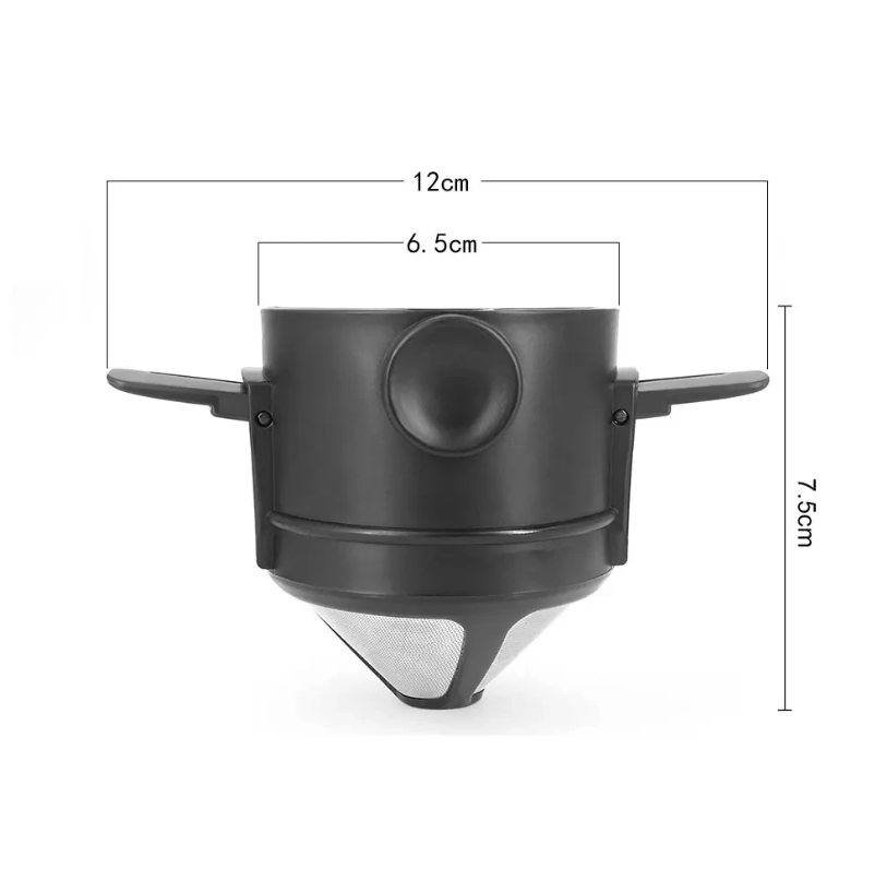 فلتر قهوة محمول بأذرعة قابلة للطي