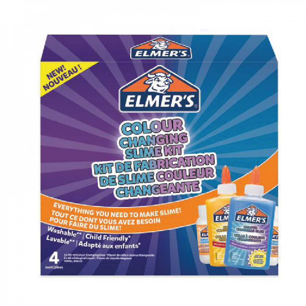 Elmers Colour Slime Kit 4 pieces