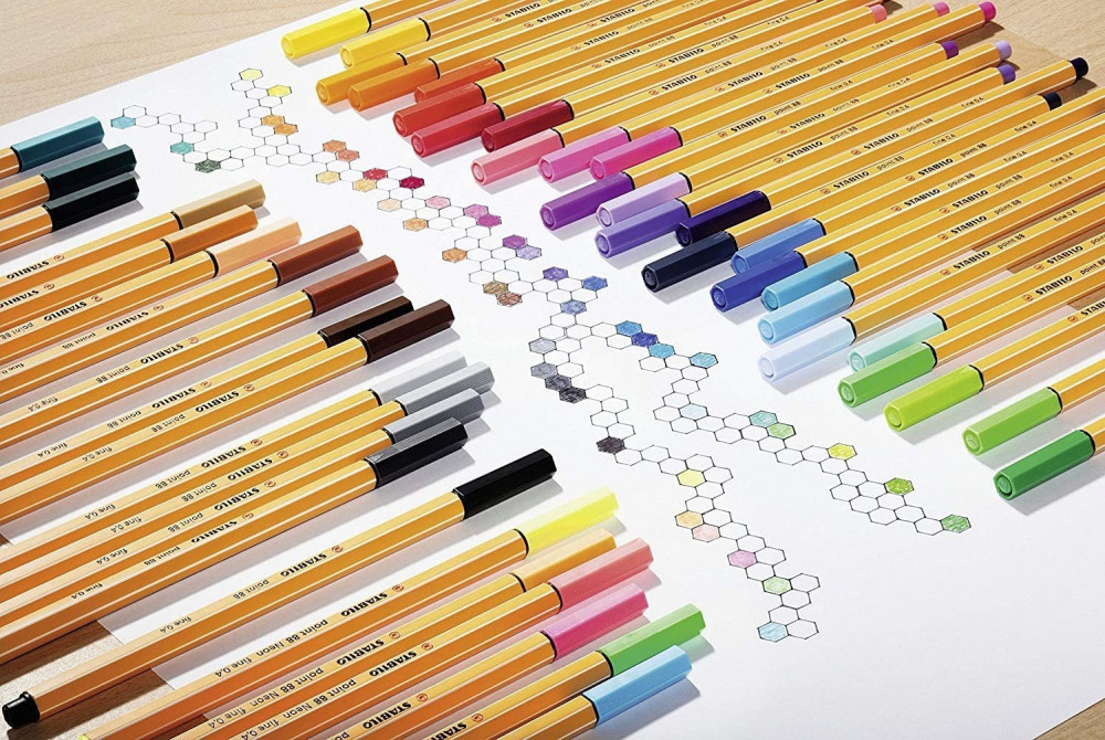 Stabilo - Fineliner Point 88 - Pastel Pens 8 Colors - alraqia for toys and  stationery