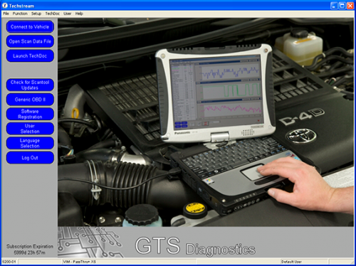 software diagnostic of TOYOTA Techstream