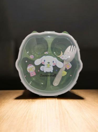 لانش بوكس حجم وسط غطاء شفاف سينامورول