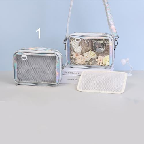 حقيبة غداء مدرسية نقش ورود