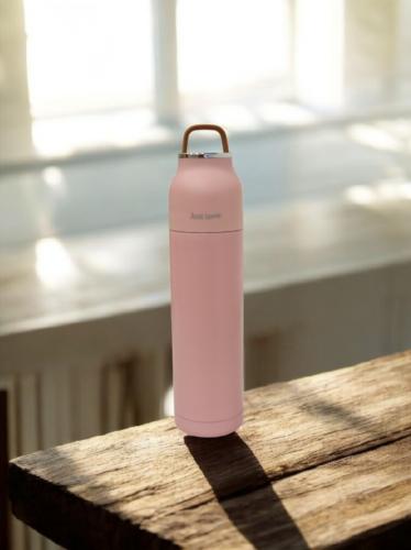 مطارة  من الستانلس ستيل وردي 500مل