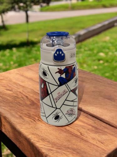 مطارة سبايدرمان حافظة للحرارة والبرودة سعة 400مل