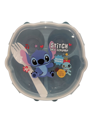 لانش بوكس حجم وسط غطاء شفاف ستيتش