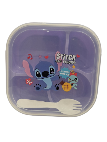 لانش بوكس حجم وسط غلاف شفاف استيتش