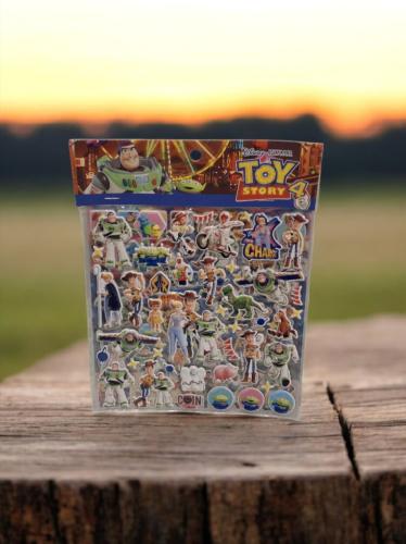 مجموعة ملصقات اشكال توي ستوري مزدوجة الطبقة