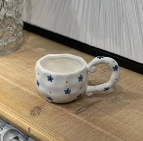 كوب زهرة الأقحوان الأزرق 300مل