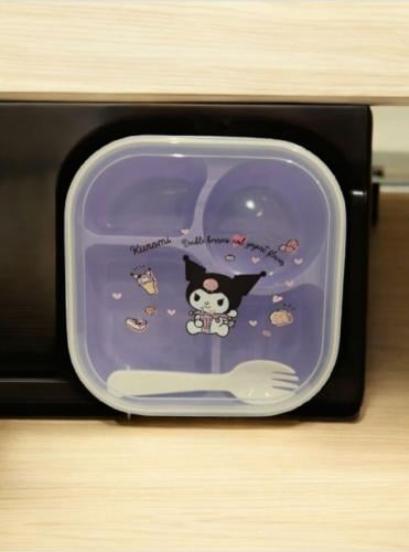 لانش بوكس حجم وسط غلاف شفاف كرومي