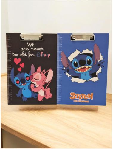 لوح كتابة ستيتش من ورق مقوى  بمشبك معدني قطعة واحدة