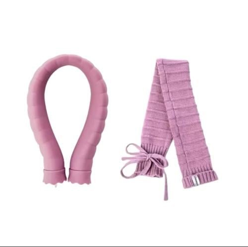 قربة الماء الساخن للرقبة مع غطاء واقي قابل للغسل