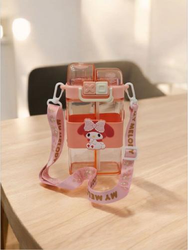 مطارة بلاستيك مقسمة لقسمين ميلودي650مل