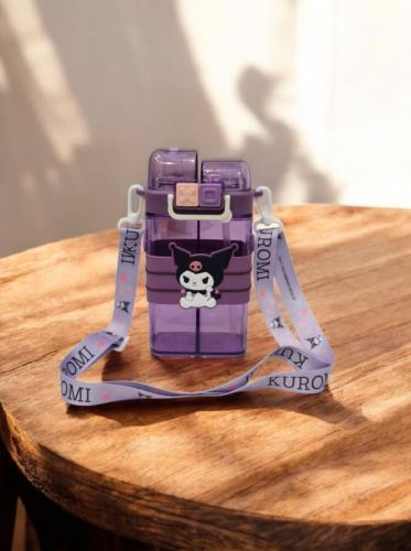 مطارة بلاستيك مقسمة لقسمين كرومي650مل