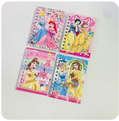 دفتر ملاحظات لاميرات ديزني 4قطعة