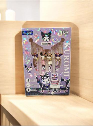 مجموعة أقلام حبر أزرق كرومي 6قطعة