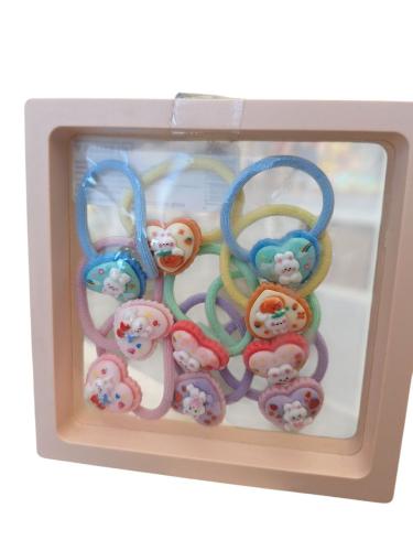 مجموعة 10أربطة مطاطية على شكل ارنب