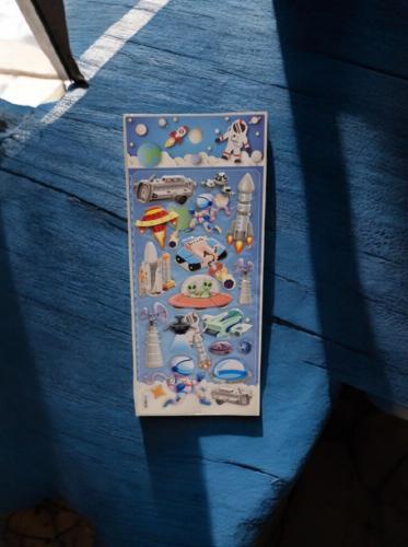 مجموعة ملصقات الفضاء الخارجي