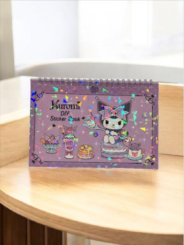 دفتر استيكرات يتضمن 10صفحات ملصقات شخصيات كرتونية