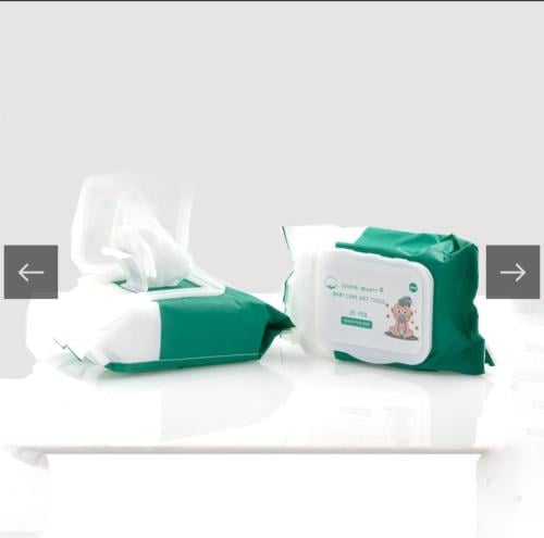 مناديل مبلله للاطفال قطعة واحدة 80 منديل