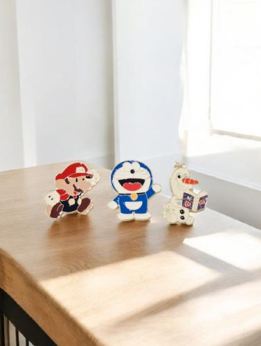 بروش عبقور و سوبرماريو و فروزون 3قطعة