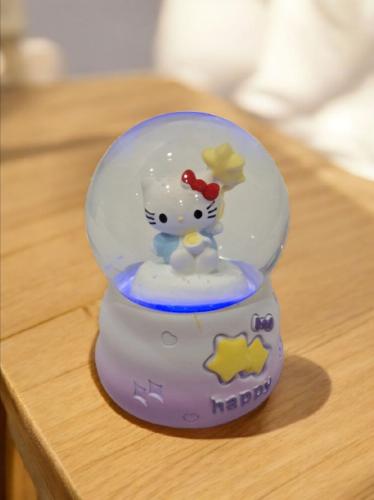 بلورة هيلوكيتي مضيئة من الزجاج الكريستالي