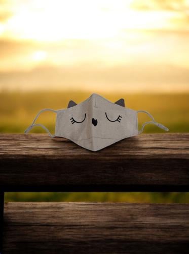 كمامة اطفال برسومات كرتونية