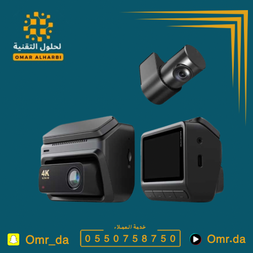 داش كام مكثفات DDPAI Z60 4K كاميرا امامية وخلفية G...
