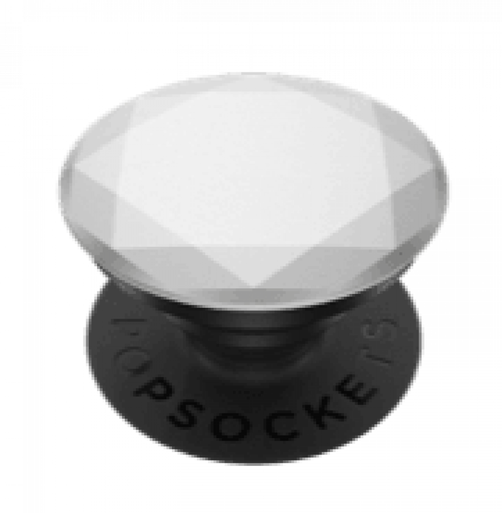 بوب سوكيت مسكة جوال ألمنيوم - جوهرة بيضاء