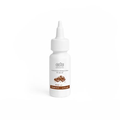 ألوان زيتية مركزة لتلوين الشوكولاته -بني