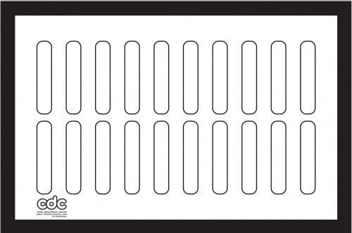 مفرش سيليكون اكلير 60X40 سم