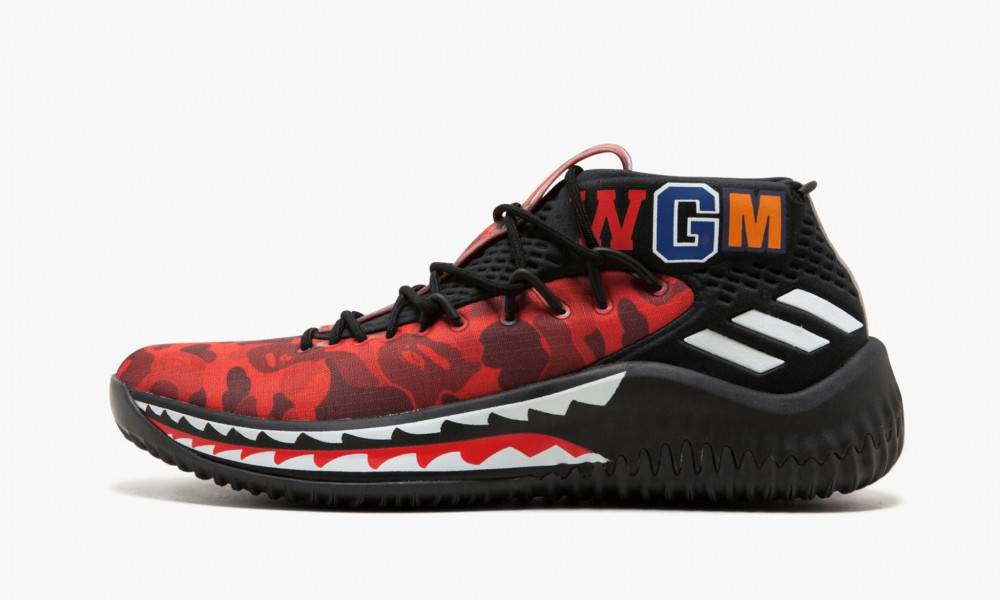 Dame 4 outlet bape red