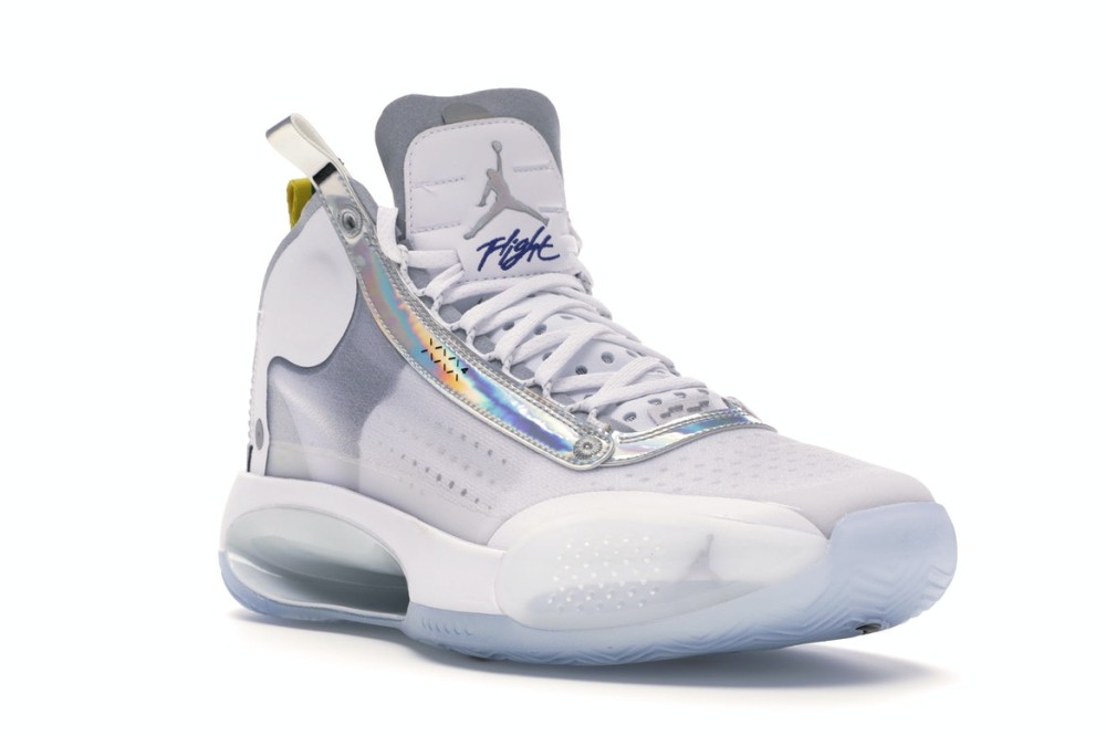 jordan xxxiv white metallic silver
